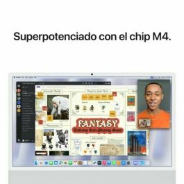 Apple MWUC3Y/A iMac 24" Retina 4.5K M4 8-Core CPU 16GB RAM 256GB SSD 8-Core GPU Plata Todo en Uno con Apple Intelligence Apple MWUC3Y/A iMac 24" Retina 4.5K M4 8-Core CPU 16GB RAM 256GB SSD 8-Core GPU Plata Todo en Uno con Apple Intelligence