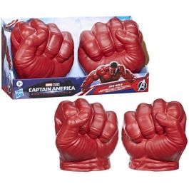 Hasbro G0070 Súper Puños Gamma de Hulk Rojo para Niños +5 Años - Juguete de Rol y Acción, Agarres Seguros, Inspirado en Capitán América