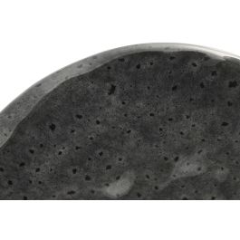 DKD Home Decor Plato Hondo Moderno Negro de Gres Esmaltado 20.5 x 4 x 22 cm Apto Microondas y Lavavajillas (4 Unidades)