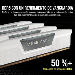Memoria Corsair Ddr5 32Gb 2X16Gb Pc6400 Vengeance Blanca CMK32GX5M2B6400Z32W Memoria Corsair Ddr5 32Gb 2X16Gb Pc6400 Vengeance Blanca CMK32GX5M2B6400Z32W