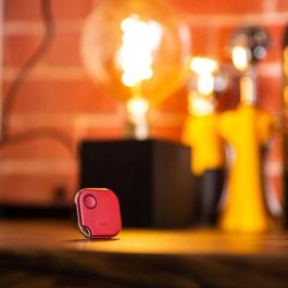 Shelly Blu Button 1 - Botón inteligente Bluetooth Plug & Play para control del hogar, color rojo