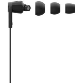 Belkin Auricular Universal USB-C con Micrófono Negro IPX5 Sonido Alta Fidelidad Resistente al Sudor