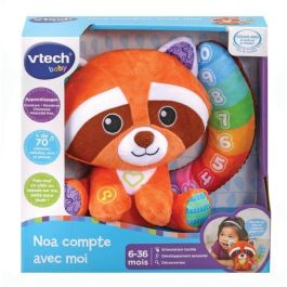 Vtech Baby Peluche Interactivo Noa Cuenta Conmigo: Panda Rojo para acompañar el aprendizaje de números, colores y emociones (6-36 meses)