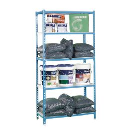 Simon Rack Simonclick 5/400 Estantería metálica sin tornillos, 5 estantes, 180kg por nivel, 1800x900x400mm