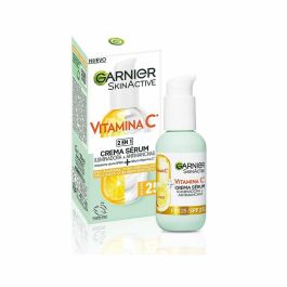 Garnier Vitamina C Crema Sérum 2en1 Iluminadora Anti-Manchas SPF25 para Piel Radiante y Uniforme con 20% Sérum 50 ml Precio: 12.50000059. SKU: B18JAZ82DY