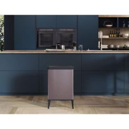 Curver Papelera VERTO - Táctil - 54L - Rosa Perla