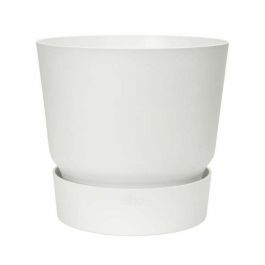 Elho Greenville 25 Maceta Redonda Exterior con Depósito de Agua Integrado, Resistente a Heladas, Plástico Reciclado, Ø 24.48 x H 23.31 cm, Blanco Precio: 25.4999998. SKU: S7148983