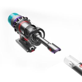 Dyson Gen5 Detect Absolute Aspiradora Escoba Inalámbrica, HEPA, Ciclónica, 262 AW, Pantalla LCD, 70 min Autonomía, Rot/Plata/Turquesa