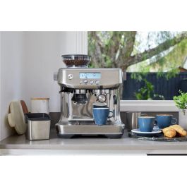 Sage Cafetera Espresso Manual con Molinillo Barista, 3 Segundos, Acero Inoxidable