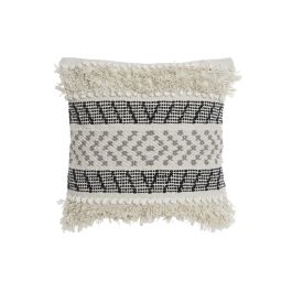 DKD Home Decor Cojin Boho Beige Negro 45x45x10 cm Precio: 17.69000035. SKU: B1HZZBSVDC