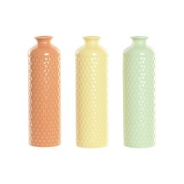 DKD Home Decor Jarrón Decorativo Básico de Dolomita, Colores Surtidos (Beige, Verde, Terracota), 9x9x30 cm, Set de 3 Unidades Precio: 29.58999945. SKU: B1K88HXP53