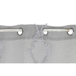 Cortina Urban DKD Home Decor Gris Claro 260 x 140 cm (2 Unidades)