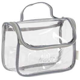Jet Lag Neceser Transparente PVC Capacidad 4 L Medidas 22x10x18 cm
