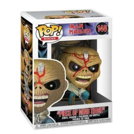 Funko Figura POP Iron Maiden Piece Of Mind Skeleton Eddie vinilo 9cm