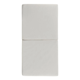 Tineo Colchón Plegable 2 Partes 60x120x4cm Ideal para Viajes y Fácil Transporte