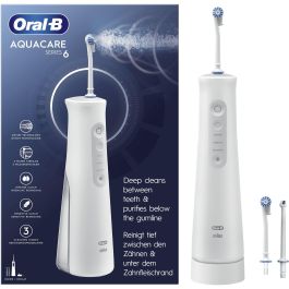 Oral-B AquaCare 6 Irrigador dental inalámbrico con tecnología Oxyjet, 6 niveles de potencia, color blanco Precio: 130.5000004. SKU: B1A52NCSZ6