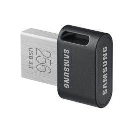 Samsung MUF-256AB/APC Pendrive 256GB USB 3.1 FIT Plus hasta 400 MB/s Lectura. Diseño Ultra-Compacto, Resistente Agua, Golpes y Temperatura