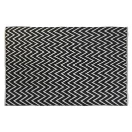 DKD Home Decor Alfombra Urban Bicolor Zigzag, Diseño Geométrico, Algodón y Poliéster, 120 x 180 cm, 1 cm Grosor, 1300 gsm Precio: 41.50000041. SKU: S3045057
