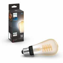 Philips Hue White Ambiance, E27 Filament ST64 Bulbo LED conectado, Bluetooth Compatible, funciona con Alexa, Google y HomeKit