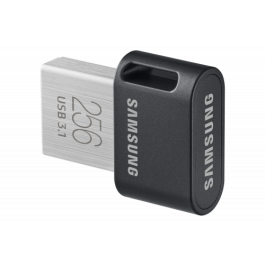 Samsung MUF-256AB/APC Pendrive 256GB USB 3.1 FIT Plus hasta 400 MB/s Lectura. Diseño Ultra-Compacto, Resistente Agua, Golpes y Temperatura
