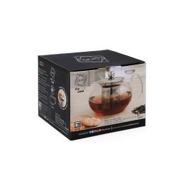 Quid Tetera Vidrio Filtro Inox Serenia 0,55 L Transparente Apto Microondas