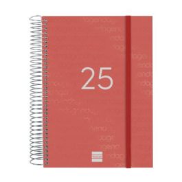 Finocam Agenda Anual Year Espiral E10-155x212 mm 1Dp Rojo 2025