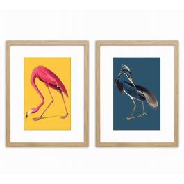 DKD Home Decor Cuadro Tropical Multicolor 2 x 45 x 35 cm (4 Unidades) Precio: 21.49999995. SKU: B19MAJB9N6