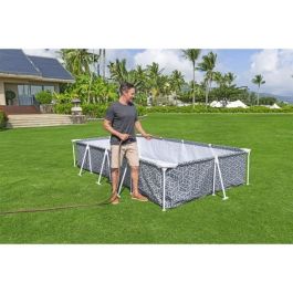 Bestway BES6941607347430 Piscina Elevada Tubular Steel Pro Rectangular con Estructura de Acero 366x201x66 cm Bestway BES6941607347430 Piscina Elevada Tubular Steel Pro Rectangular con Estructura de Acero 366x201x66 cm