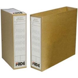Caja Archivo Definitivo Fade Fº 80Mm Kraft 250G Con Cintas De Cierre (Bad001-000-00) 100 unidades Precio: 179.49999947. SKU: B169GTQG6E