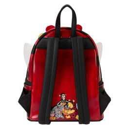 Loungefly Mochila Winnie the Pooh Disney 26cm Piel Vegana Metalizada, Tirantes Ajustables y Bolsillo Frontal