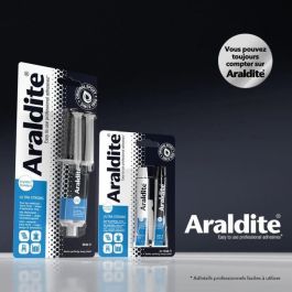 Araldite ARA1697016241408 Adhesivo epoxi bicomponente estándar, fraguado largo, alta resistencia, 24 ml