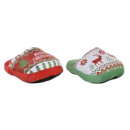 Calientapies Navidad Tradicional DKD Home Decor Verde Rojo 40 x 15 x 30 cm (4 Unidades) Precio: 42.50000007. SKU: B1AGYSEQD4