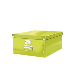 Caja Para Almacenamiento Leitz Click&Store 85% Carton Reciclado 29 Litros Grande 369X200X484 Mm Verde Precio: 26.8899994. SKU: B1JYMWEGD7