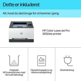 HP Impresora Laser LaserJet Pro 3202Dw Color Dúplex Automático Wi-Fi