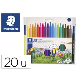 Rotulador Staedtler Noris 326 Punta De Fibra Nuevo Cuerpo Hexagonal Caja De 20 Unidades Colores Surtidos Precio: 8.98999992. SKU: B1HQFJXSHD