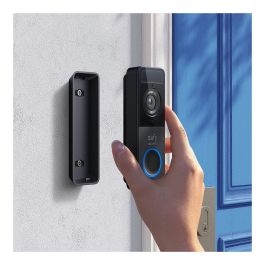 Eufy Video Doorbell 1080p Negro, Blanco, Hogar, IP65, 1600x1200, 5m Nocturna, 1080p, Inalámbrico, 2400MHz, Batería 5000mAh, 4 Meses