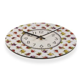 Reloj Madera Strawberry 29Cm Versa (2 Unidades) Reloj Madera Strawberry 29Cm Versa (2 Unidades)