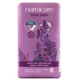 NATRACARE Compresas de Noche Algodón Orgánico 10 Uds. Flujo Abundante Sin Plásticos Cloro Fragancias Precio: 4.88999992. SKU: B12VXGBBEG