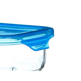 Vivalto Fiambrera Rectangular Azul 16.8 x 5 x 11 cm (Set de 24)