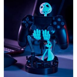 EXQUISITE GAMING Soporte Cable Guy Jack Skellington Pesadilla Antes de Navidad Disney 21cm para Mandos y Smartphones PS5 Xbox iPhone