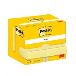 Post-It Bloc Notas Adhesivas 653 100H 38x51 Amarillo Canario Paquete 12 Ud Precio: 8.49999953. SKU: B12ZNRX2NZ