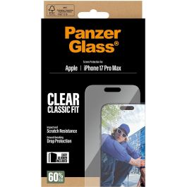 PanzerGlass Protector de Pantalla para iPhone 17 Pro Max Classic Fit con EasyAligner