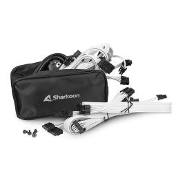 Sharkoon REBEL P30 Gold 1000W ATX3.0 Blanco, 1x 12VHPWR, 4x PCIe, Cable-Management, 1000 Watt