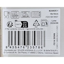 La Mediterranea Plato Postre 18 cm Blur Elite Brillo (12 Unidades)