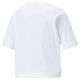 Camiseta de Manga Corta Mujer Puma 847116 02 Blanco (XS)