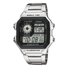 Casio AE1200WHD1AVEF Reloj Hombre Acero Plateado Digital Negro Precio: 57.49999981. SKU: B13L6AQSDF