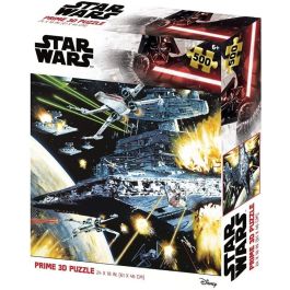 Prime 3D Puzle Lenticular 3D Star Wars Destructor Estelar 500 Piezas
