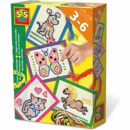 Ses Creative SU CREATIVO Kit Aprendo a Bordar - Gato, Mariposa, Caballo, Perro - Tarjetas Preimpresas Perforadas para Niños +3 años Precio: 22.49999961. SKU: B14WCGQ6DY