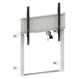 iiyama MD-WLIFT2031-W1 Soporte de suelo eléctrico para TV 55-105" (hasta 120kg), ajuste de altura eléctrico 85-180 cm, color blanco