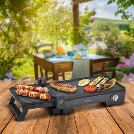 Ariete 1916 Multi Grill Eléctrico 3 en 1, Plancha y Parrilla con Placas Antiadherentes
